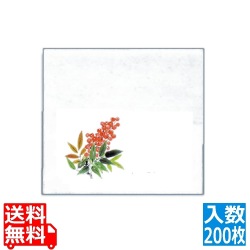 OPクリア四季 南天(200枚入)OS-18-4 写真1