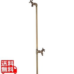 バルスタンド 左右仕様 蛇口2個セット ブラス 写真1