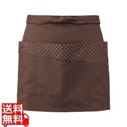 前掛JA-6808(ブラウン) 写真1