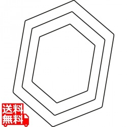 野菜抜 3PC 亀甲 写真1