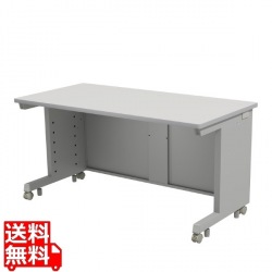 eデスク(グレー)W1400×D700×H700 写真1