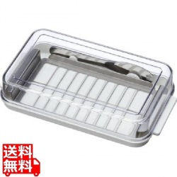 BTG2DX スケーター ステンレス式バターケースDX(バターナイフ付) 写真1