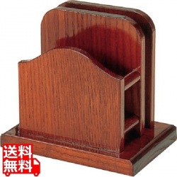 木製 山型 メニュー・ナフキン立(15191) 写真1