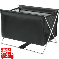 ミニサイドワゴン・合皮×メッシュ S R-365 ブラック 写真1