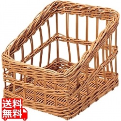 樹脂フランスパンスタンド 角型 茶 小 91-108B 業務用 写真1