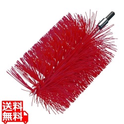 ステンレス カラーチューブブラシ ミディアム 直径80 レッド 写真1
