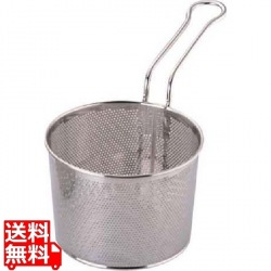 パンチングボイルバスケット 片手ハンドル 15cm 業務用 写真1