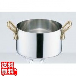 UK 18-8 プチパン両手半寸胴鍋(蓋無)8cm 写真1