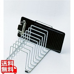 スチール10列メタルホルダー スタンドHC-5 クローム 写真1