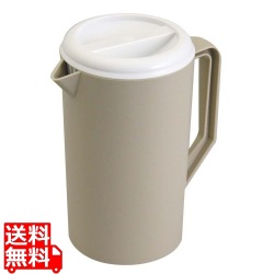 EBM ウォーターピッチャー 抗菌剤入 ベージュ 写真1