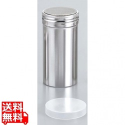 18-8 パウダー缶(アクリル蓋付)ロング 直径55×115 写真1