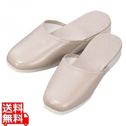 スリッパ(白厚底)S-320 L ベージュ(06) 写真1