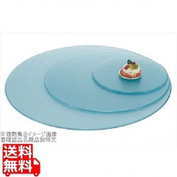 ブッフェステーション 丸ライトグリーントレー G0051(M)直径510 写真1