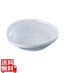 白釉たわみ8.0大皿 深 B03-35 写真1