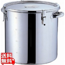 SAモリブデン 目盛付パッキン寸胴鍋 45cm(手付) 写真1