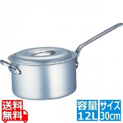 エコクリーン アルミマイスター片手深型鍋 30cm ※ ガス火専用 写真1