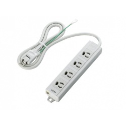 EU RoHs指令準拠 マグネット付3ピン対応抜け止めタップ 写真1