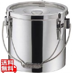 KO18-8給食缶21cm(7.0L)ツル取手 業務用 写真1
