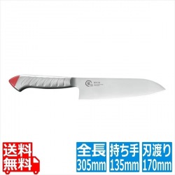 龍治ステンカラー三徳170RYS-11Rレッド 写真1