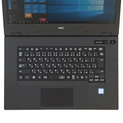 NEC VersaPro/Pro J 5世代 VD/VX/VL/VA(テンキーなし)用シリコンキーボードカバー 写真1