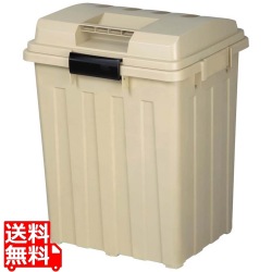 トンボ 連結ハンドルペール 70型 カーキベージュ 写真1