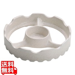 温度センサー付きガスコンロ用焼き台 15cm(ミニ) ホワイト 写真1