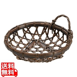 樹脂 ユリカズラ付 茶 18号 91-035B 写真1