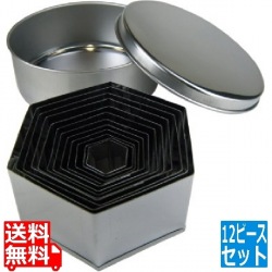 EBM 18-0 パテ抜 亀甲 12pcsセット 写真1