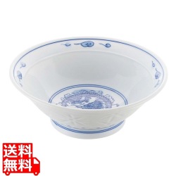 磁器 中華食器 ホタル竜 反丼 7寸 写真1