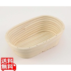 籐製 発酵ねかしカゴ オーバル型 VC-6 内寸245×140 写真1