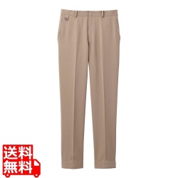男女兼用ノータックロールインパンツ (ベージュ) SS 写真1