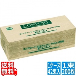 クレシア コンフォートエコペーパータオル (1ケース42束入) 写真1