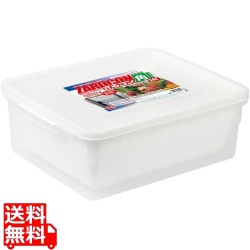 ざるコン角 14L ホワイト 写真1