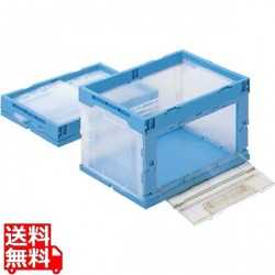 折りたたみ式 コンテナー CB-51 片扉L PP製 写真1