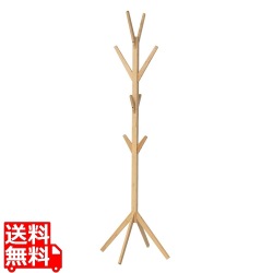  Bamboo ポールハンガー ナチュラル 竹材で軽くて丈夫 帽子 バッグ 玄関やリビング 寝室に 高さ168cm 23551 写真1