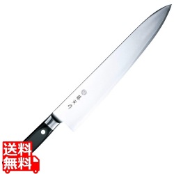 藤次郎 FU-811藤寅作割込口金付牛刀300mm | 牛刀 包丁 ナイフ シェフナイフ 刃渡り 300mm 藤寅 調理器具 黒 キッチン ステンレス サビにくい 写真1