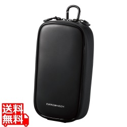 スマホポーチ 2台収納 Lサイズ 3Way ( 腰ベルトループ ショルダーベルトループ カラビナフック ) 衝撃吸収 ZEROSHOCK ブラック 写真1