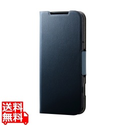 らくらくスマートフォン ソフトレザーケース 薄型 磁石付 写真1