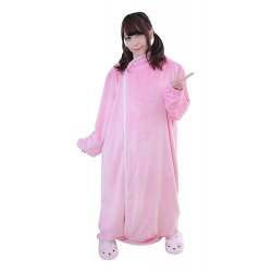 はだけない着る毛布 ピンク Mサイズ 2018モデル 写真1