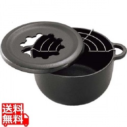 岩鋳 フォンデュ 兼用ミニ天プラ鍋 25011 IH対応(100V/200V)天ぷら・揚げ物はIH不可 南部鉄器 写真1