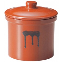 蓋付切立瓶 1号 1.8L 紅星窯 写真1