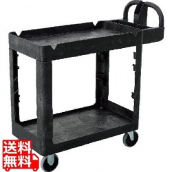 トラスト シェルフユーティリティーカート 2段 4044 ブラック 写真1