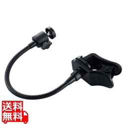 WEBカメラ スタンド アームクリップ GoPro用アダプタ付 高さ調整 角度調整 ブラック ウェブカメラ テレワーク WEB会議 写真1