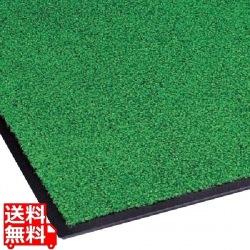 玄関マット ニュートレビアン裏地付 大(900×600)緑 MR0342401 業務用 写真1