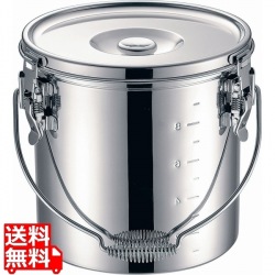 KO 19-0 電磁調理器対応 スタッキング給食缶 21cm 業務用 写真1