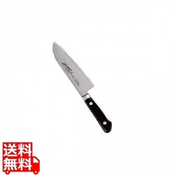 ミソノ・スウェーデン鋼(花彫刻入) 三徳包丁 No.180M 14cm 写真1