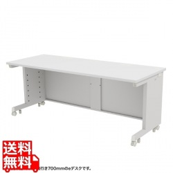 eデスク(ホワイト)W1800×D800×H700 写真1
