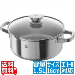 ジョイ シチューポット 16cm 64042-160 ※ IH対応 IH (100V/200V)とガス火対応 写真1