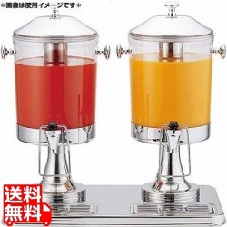 KINGO ジュースディスペンサー 4L S10502(2連タイプ) 写真1