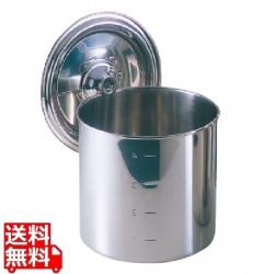 EBM モリブデン キッチンポット/寸胴鍋(目盛付)10cm 手無 写真1